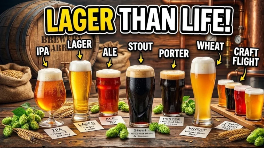 Beer Puns by Type (Ale, Lager, IPA, Stout & More)