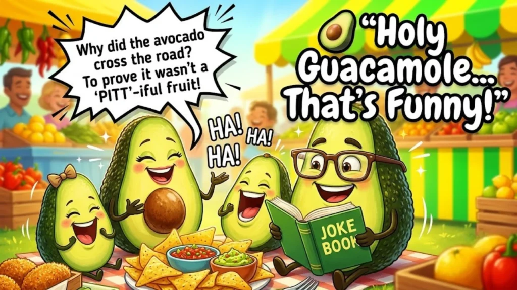 Clever Avocado Jokes for Kids and Adults