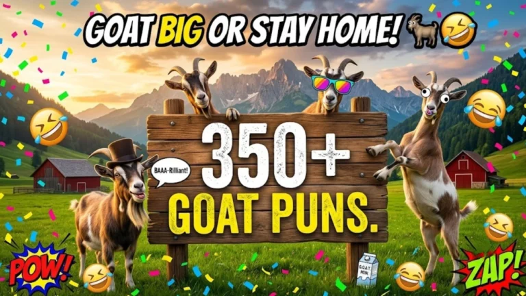 350+ Best Goat Puns: Funny One-Liners, Clever Jokes & G.O.A.T. Captions (2026)