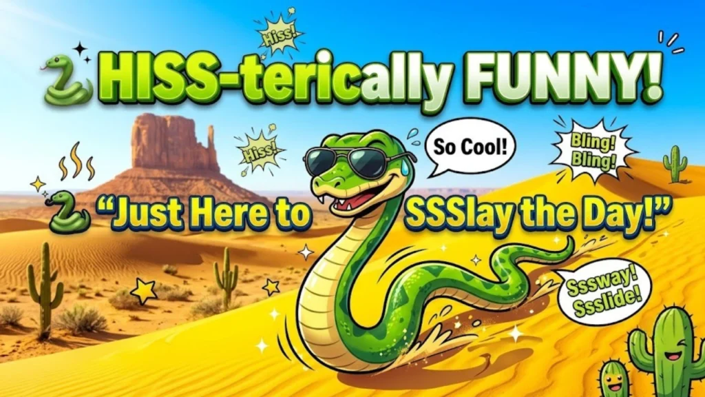 Hiss-terical Snake Jokes, Idioms & Slang