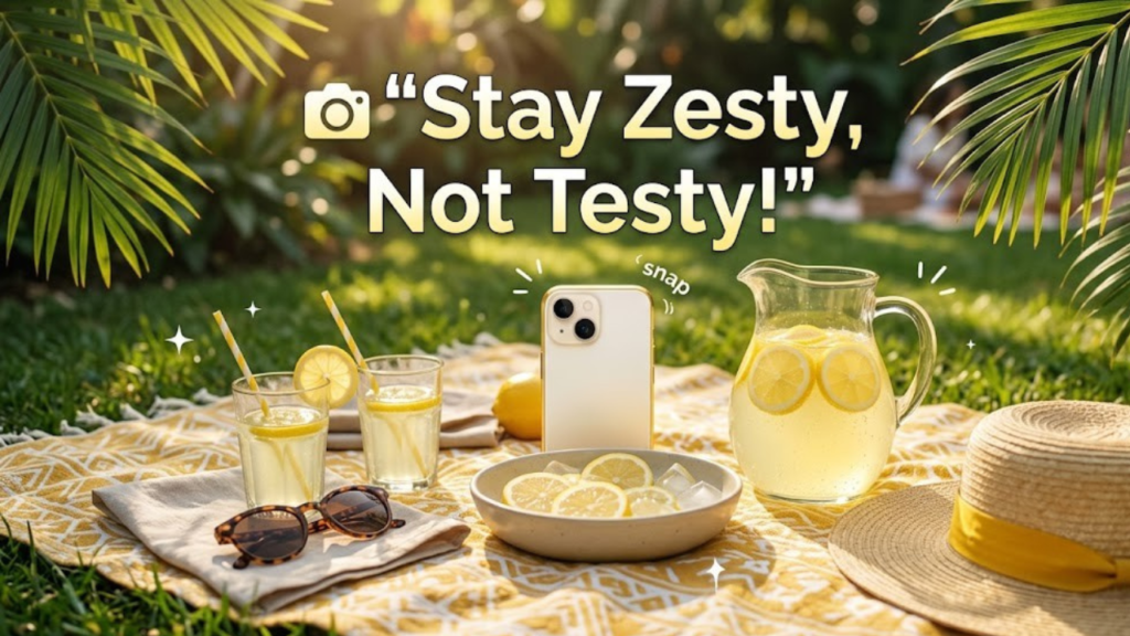 Lemon Captions & Quotes for Instagram and Social Media