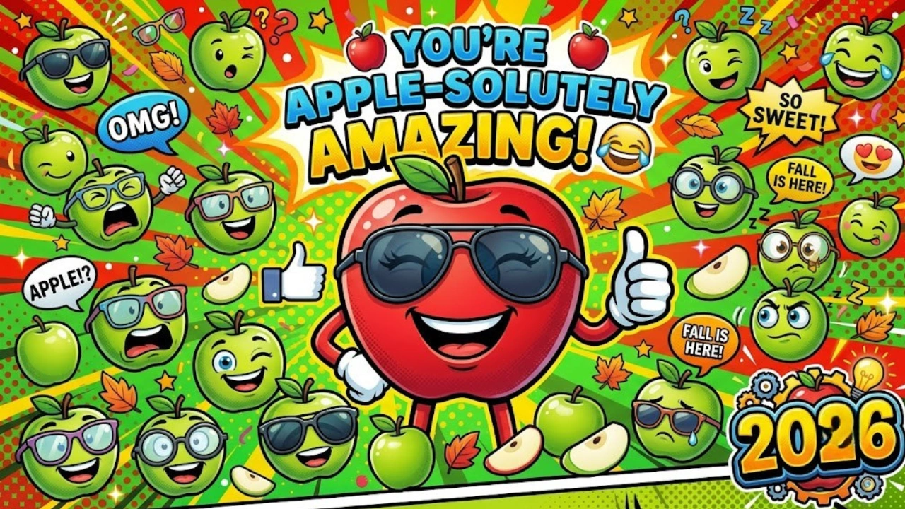 310+One-Line Apple Puns: Funny, Clever Jokes & Sweet Apple Captions (2026)