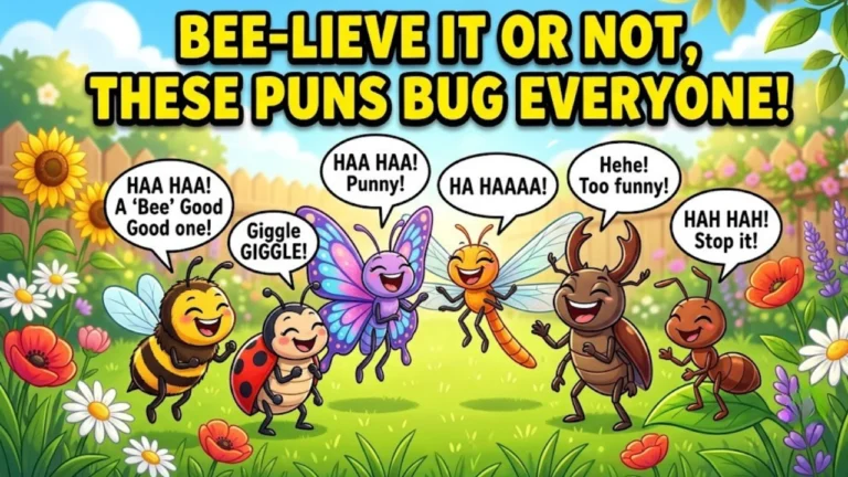 320+ One-Liner Bug Puns: Funny , Clever Jokes & Cute Insect Captions (2026)