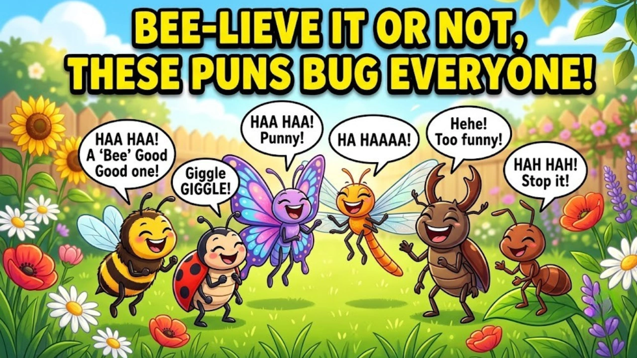 320+ One-Liner Bug Puns: Funny , Clever Jokes & Cute Insect Captions (2026)