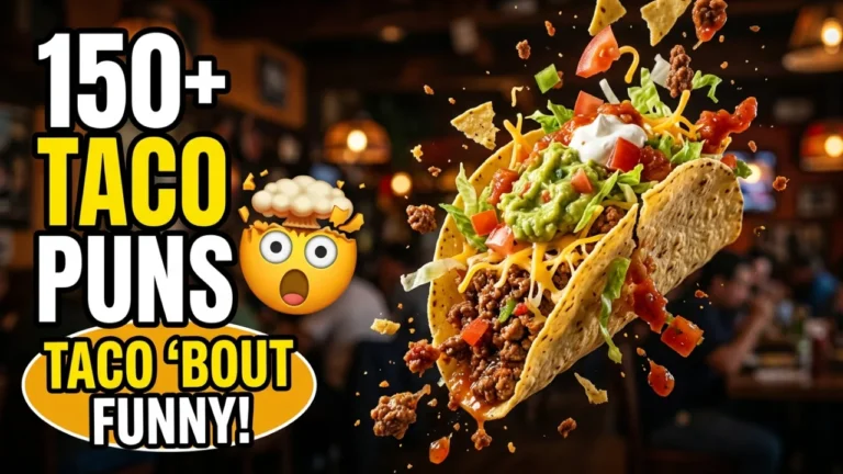 150+ One-Liner Taco Puns :That Are Taco 'Bout Funny (2026)