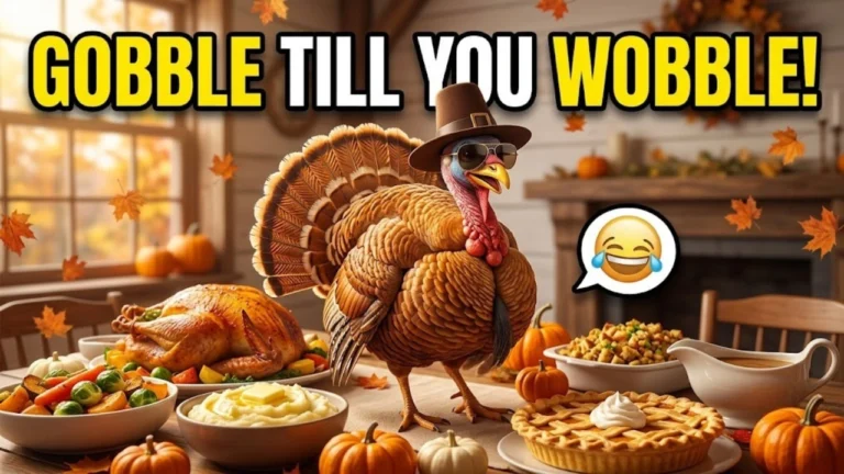 330+ One Liner Turkey Puns: Funny , Clever Jokes & Thanksgiving Captions (2026)