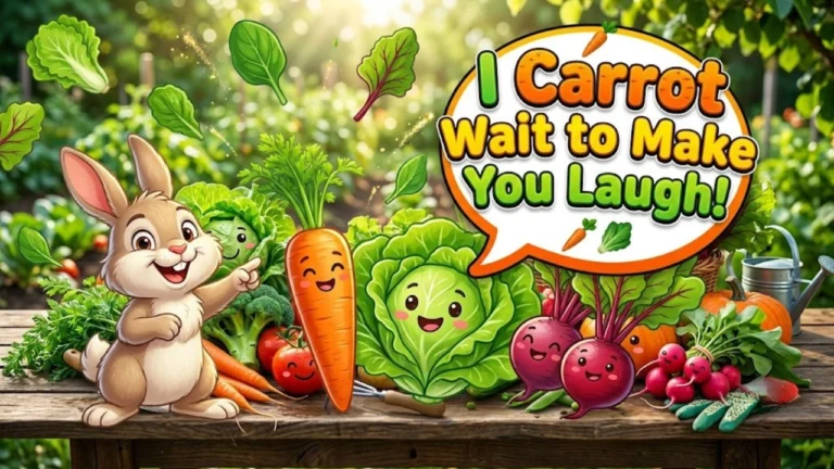350+ One-Liner Vegetable Puns: Funny, Clever Jokes & Fresh Veggie Captions (2026)