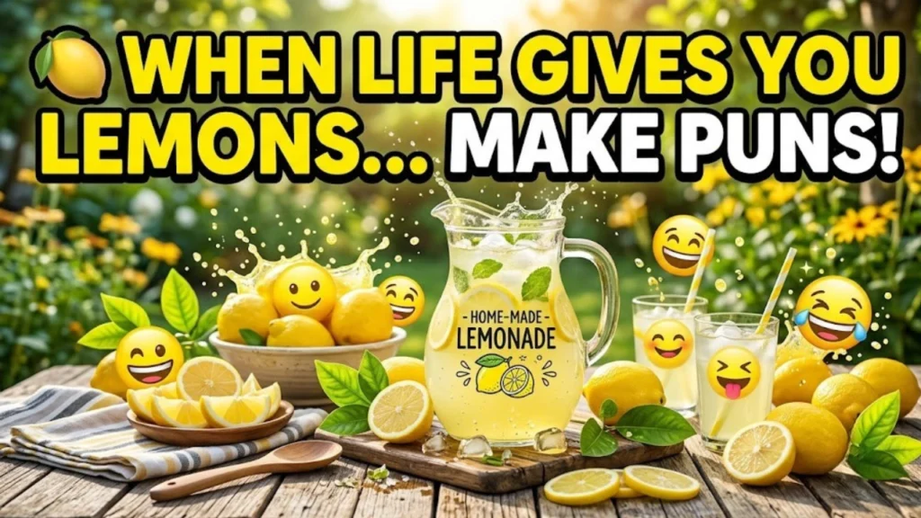 Short & Funny Lemon One-Liners
