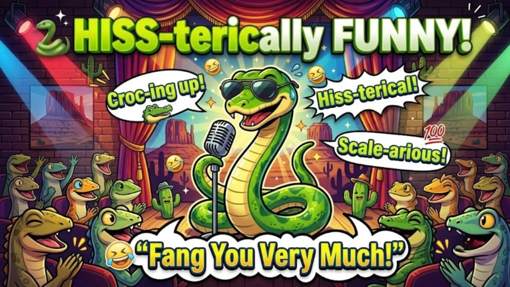 Short & Funny Snake One-Liners