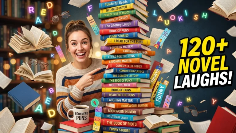 120+ one liner Book Puns: That Are Novel, Funny, and Totally Shelf-Worthy