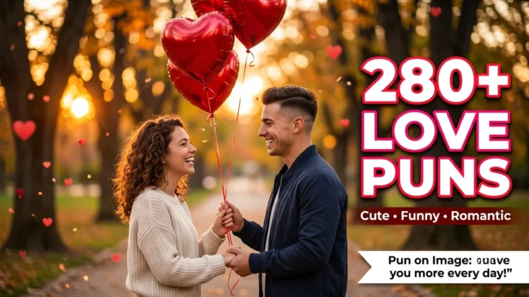 280+ one liner Love Puns: Cute, Funny, Romantic One-Liners & Clever Love Jokes (2026)