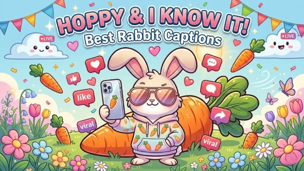 Best Rabbit Puns For Instagram & Social Media