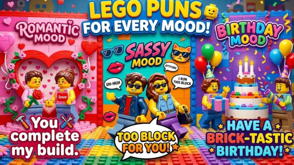 Build-Worthy Lego Puns for Kids, Fans & Pop Culture