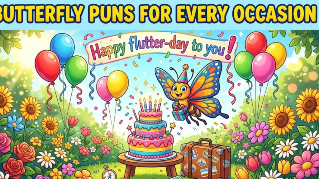 Butterfly Puns for Every Occasion: Birthdays, Travel and Family