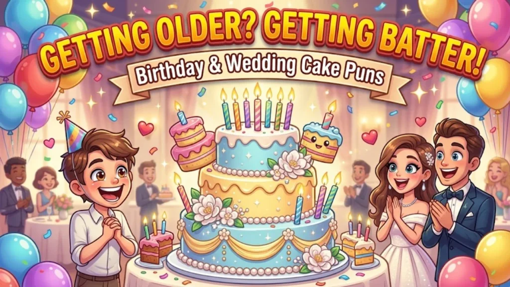 Cake Puns for Birthdays, Weddings and Celebrations
