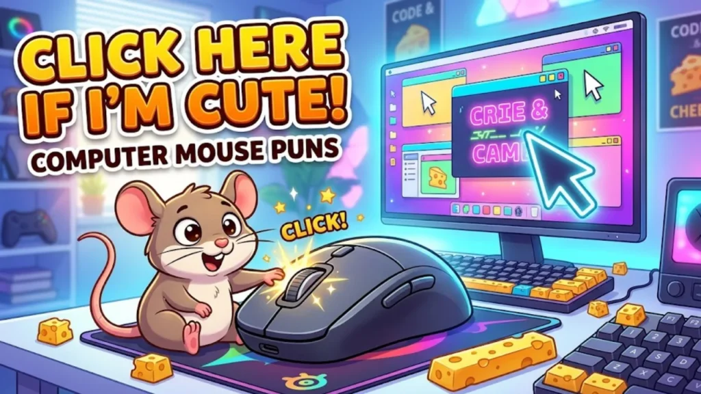 Cheesy & Computer Mouse Puns