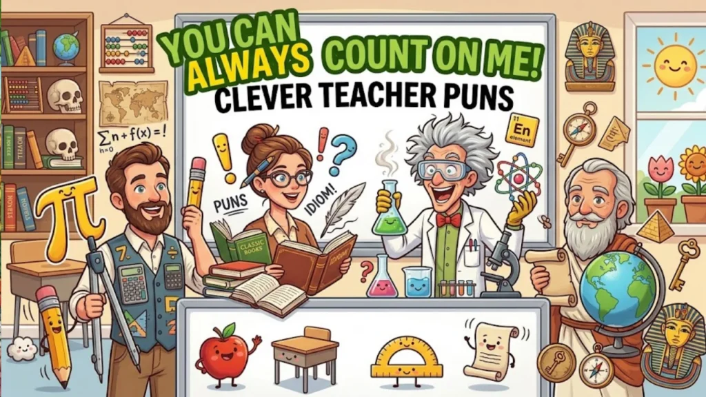 Clever Subject-Based Teacher Puns
