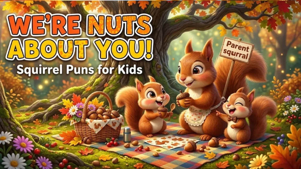 Clean Squirrel Puns for Kids and Family