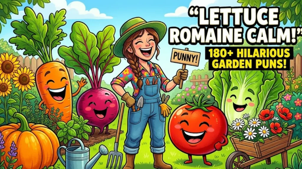 Cute Garden Puns for Kids and Family