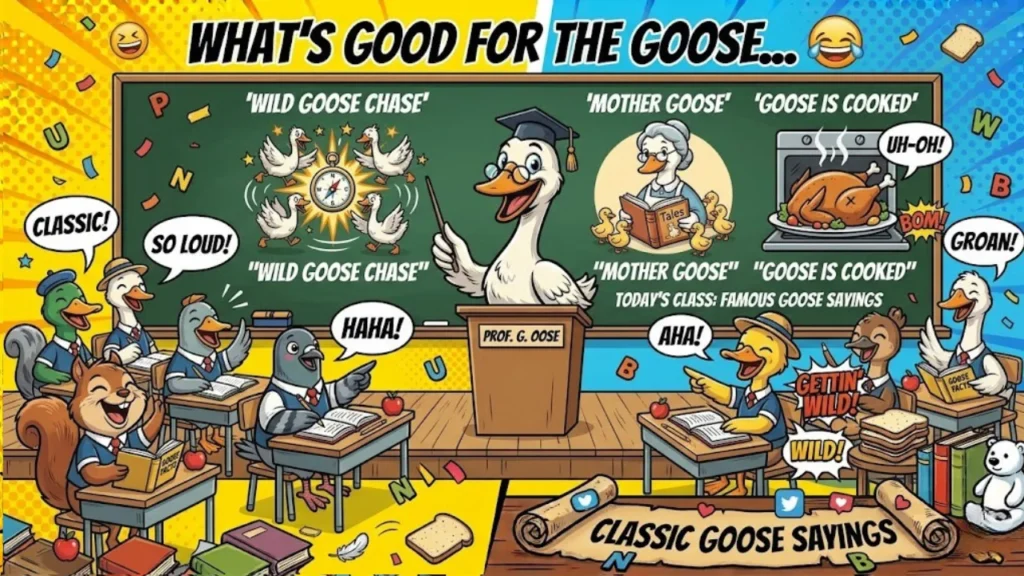 Famous Goose Sayings, Idioms, and Nicknames