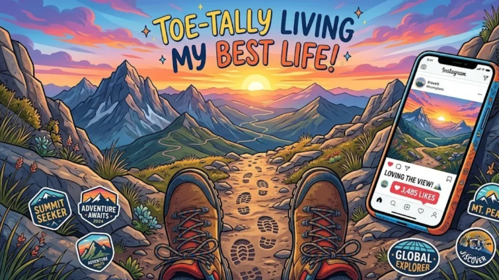 Foot Pun Captions for Instagram & Social Media