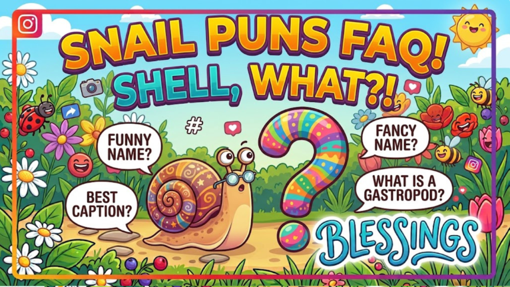 Cute, Clever & Love Snail Puns