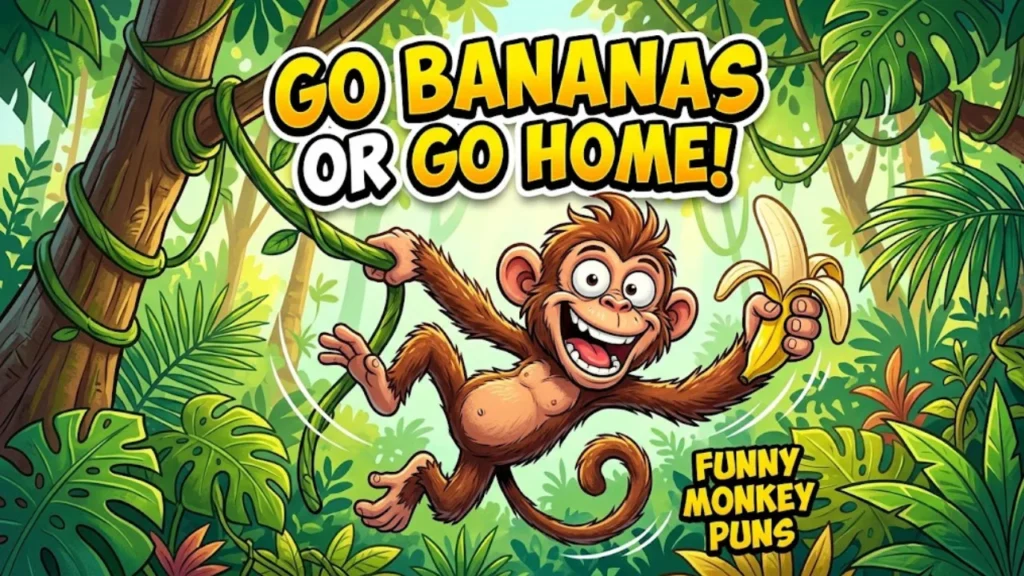 Funny Monkey One-Liners And Clever Puns