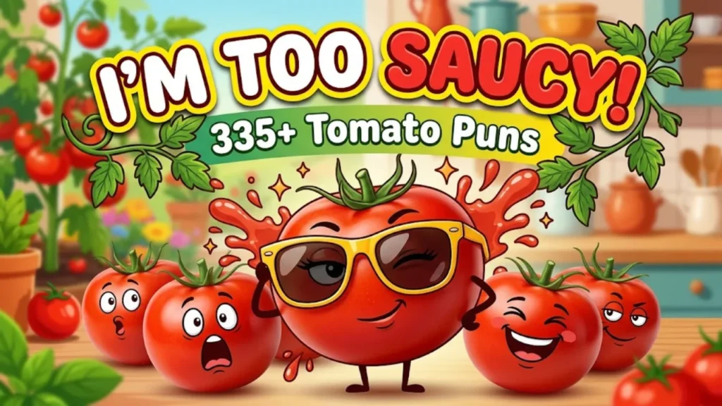 Funny Tomato Puns — One-Liners, Captions & Instagram Ready