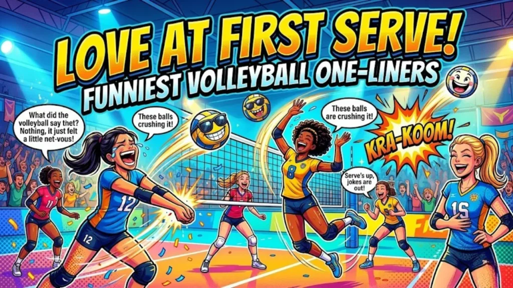 Funny Volleyball One-Liners and Short Puns