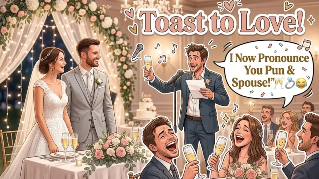 Funny Wedding Puns for Toasts and Vows