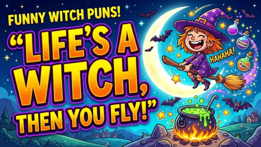 Funny Witch Puns and One-Liners