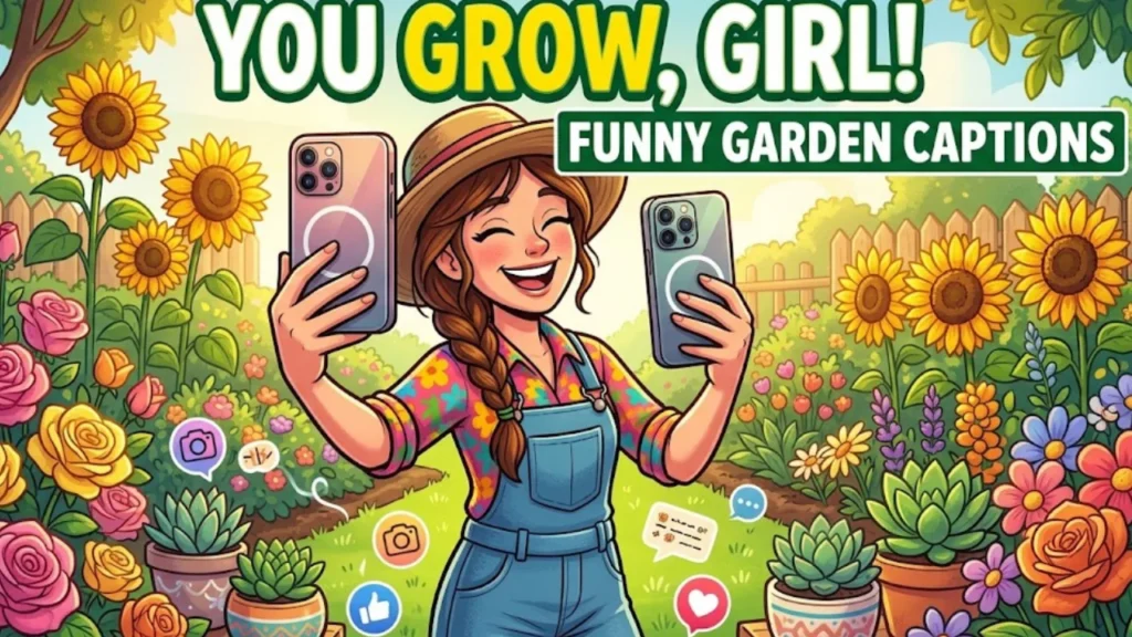 Garden Puns for Instagram Captions and Social Media