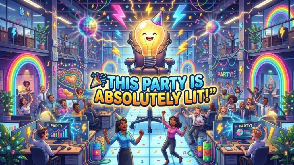 Work, Party & High-Voltage Electricity Puns