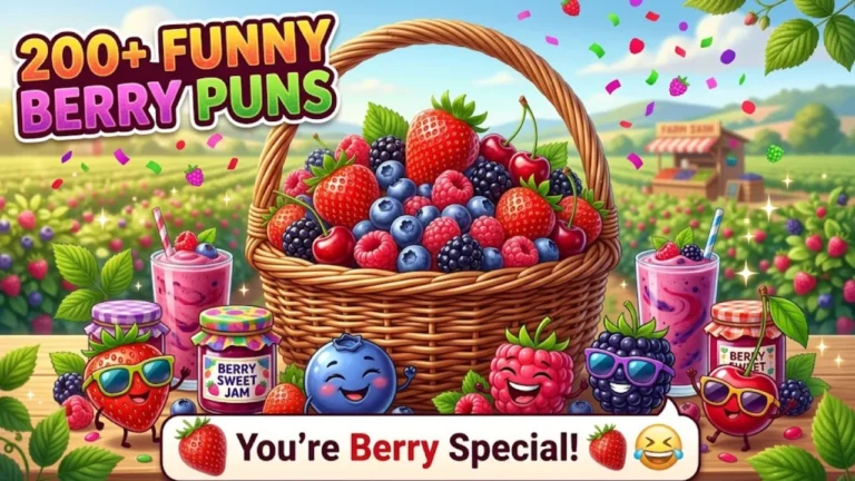 200+Hilarious Berry Puns: Funny, Sweet & Punny Berry Jokes