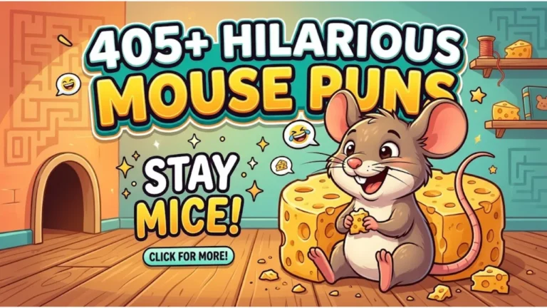 Hilarious Mouse Puns: