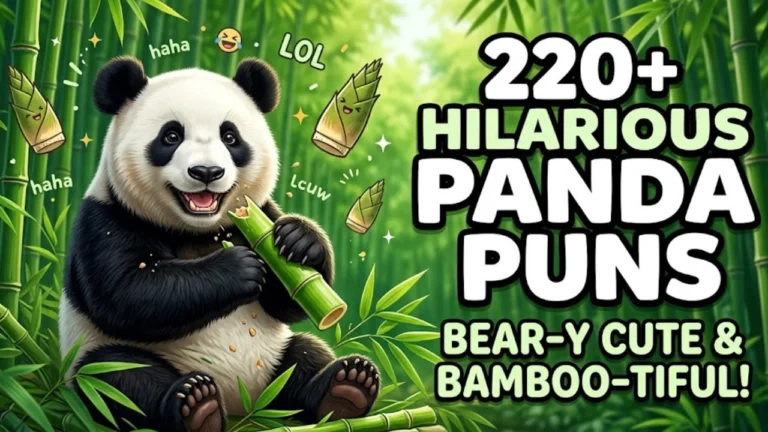Hilarious Panda Puns: