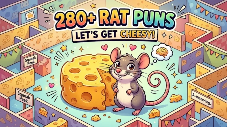 280+Hilarious Rat Puns: Funny One-Liners, Clever Rat Jokes & Rodent-Worthy Captions (2026)