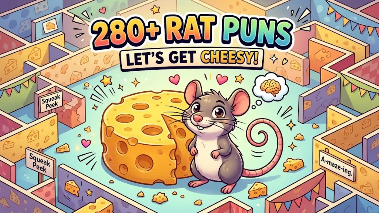 280+Hilarious Rat Puns: Funny One-Liners, Clever Rat Jokes & Rodent-Worthy Captions (2026)