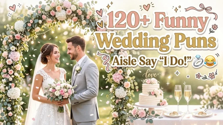 120+Hilarious Wedding Puns: to Make Your Big Day Pun-derful