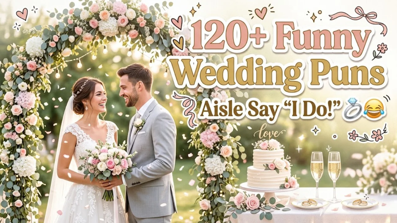 120+Hilarious Wedding Puns: to Make Your Big Day Pun-derful