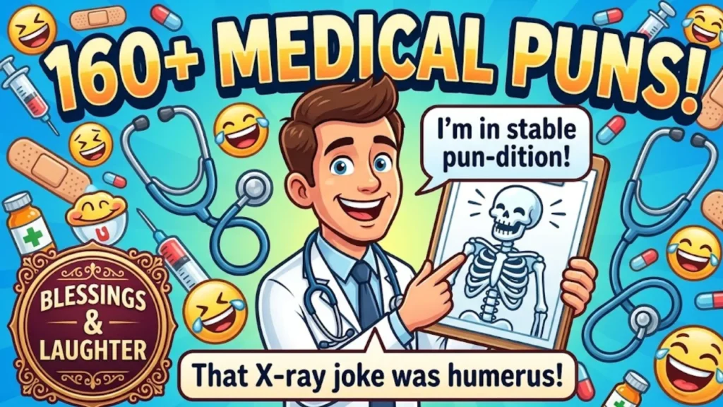 Medical Puns for Instagram Captions, Get-Well Cards & Texts