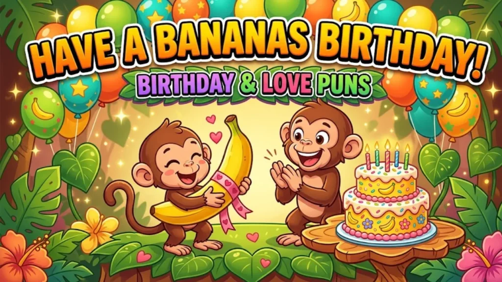 Monkey Puns For Every Occasion: Birthday, Love, Kids And Work