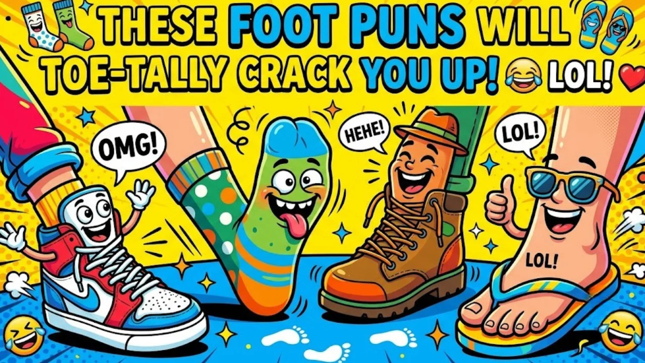 290+ One-Liner Foot Puns: Funny One-Liners, Toe-tally Clever Jokes & Captions (2026)
