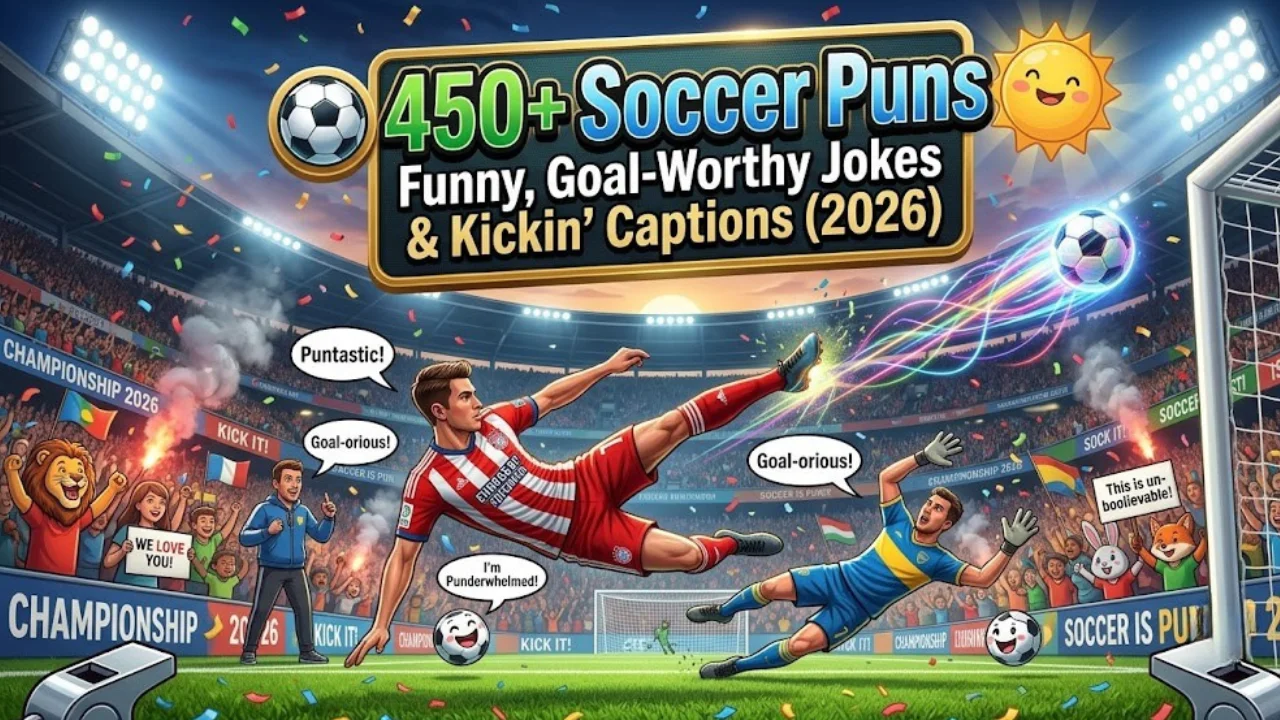 450+ One-Liner Soccer Puns: Funny, Goal-Worthy Jokes & Kickin' Captions (2026)