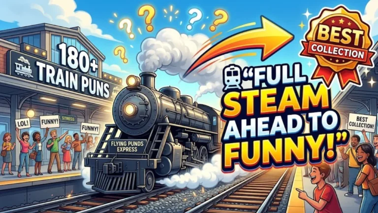 180+ One-Liner Train Puns: That Are Right on Track for Laughs