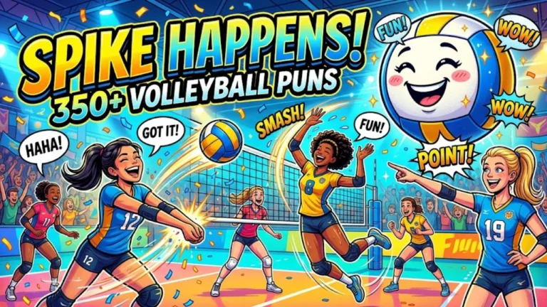350+ One-Liner Volleyball Puns: Funny One-Liners, Spike-Worthy Jokes & Team Captions (2026)
