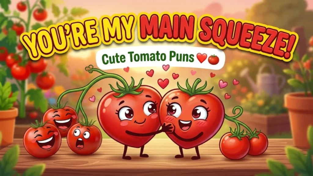 Romantic & Cute Tomato Puns for Your Main Squeeze