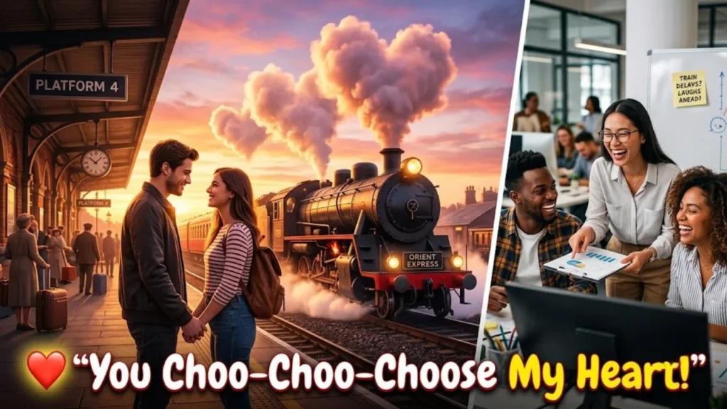 Romantic & Everyday Train Puns for Work, Travel, and Love