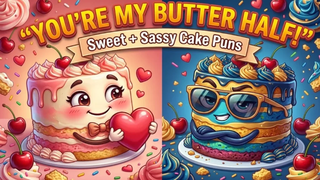 Romantic, Sassy and Short Cake Puns