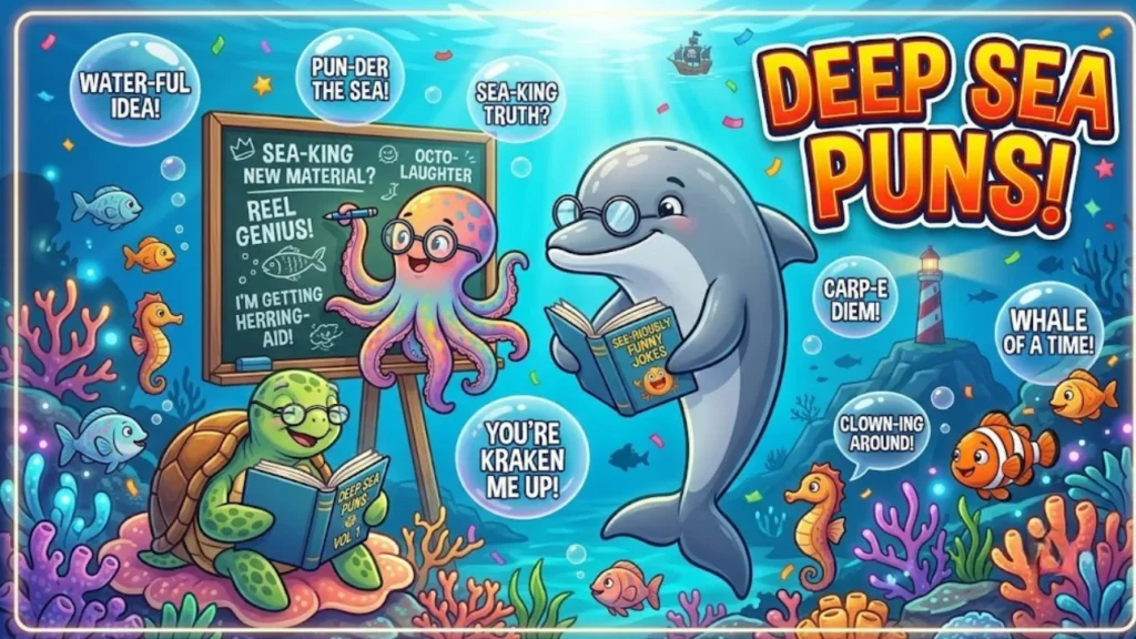 Sea-riously Clever Ocean Jokes & Wordplay
